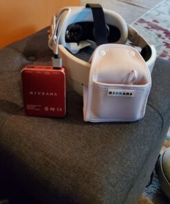 NIVRANA VR Battery Pack Compatible with Meta Quest 3 and Meta Quest 2 – High Speed 10,000mAh VR Power Bank Gives up to 8 Hours of Epic Uninterrupted Game Play – Accessory for Meta Quest 3 VR Headset 40 B1JNZXhKkuS