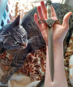 Whetstone Cutlery Medieval Double Edged Stainless Steel Dagger, Brass 27 B1JdRgQ0sES