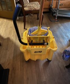 Genuine Joe GJO60466 Splash Guard Mop Bucket/Wringer, 6.50 Gallon Capacity, Yellow 19 B1JtALOrLXS