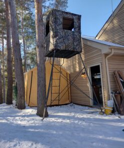 Alternative view of Guide Gear Elevated Deer Hunting Blind, Camo Tent for Tower Stand, 2 Person, Universal