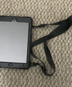 SEYMAC iPad 6th/5th Generation Case 9.7 Inch, Heavy Duty Protective Shockproof Case with Screen Protector, 360° Rotating Stand/Handle/Shoulder Strap for iPad 6th/ 5th Gen/Air 2/ Pro 9.7, Black 9.7 inch - For iPad 6th/5th Gen 34 B1KAMxBOW5S