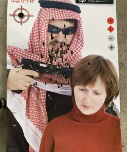 12" X 18" Hostage Targets for Shooting Featuring Photo-Realistic Designs | Bad Guy Paper Targets | Ideal for Law Enforcement Training 40 Pack Hostage 10 Of Each 35 B1KFrePBwnS