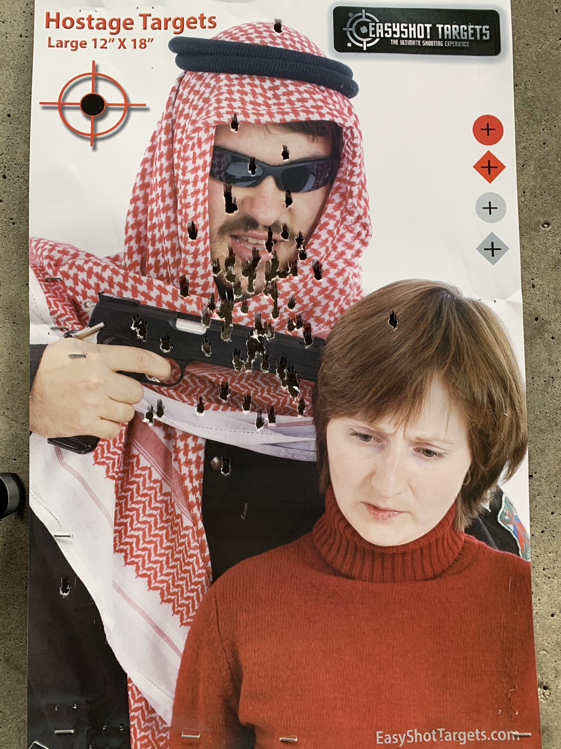 12" X 18" Hostage Targets for Shooting Featuring Photo-Realistic Designs | Bad Guy Paper Targets | Ideal for Law Enforcement Training 40 Pack Hostage 10 Of Each 18 12" X 18" Hostage Targets for Shooting Featuring Photo-Realistic Designs | Bad Guy Paper Targets | Ideal for Law Enforcement Training 40 Pack Hostage 10 Of Each - Image 18