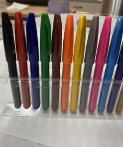 Pentel Felt Tip Sign Pen, Set of 12 Assorted Colors (S520-12) 12 pack 19 B1Kc5AIVweS