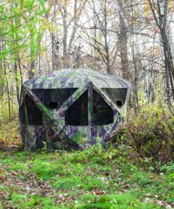 Alternative view of Barronett Blinds® Pentagon™, Portable Hunting Blind, 5-Sided Hub Blind, Huge Interior, Low Profile Windows, 4-Person, 72" x 96" x 96" BLOODTRAIL BACKWOODS
