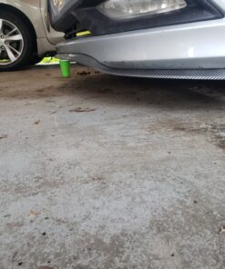 Front Lip ,HengJia Auto Parts 2.5m/8.2ft Car carbon fiber front lip,Front Bumper Lip ,Carbon Lip ,Side Skirt, front lip spoiler 100% waterproof protection(Carbon black) 47 B1KhWM7wpIS