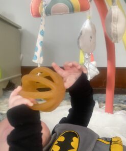 Calmies Teether for Babies Without BPA, Natural 100 Percent Rubber Toy for Infants, Plant Based, No Parabens, PVC or Phthalates, Unscented 34 B1Kr73ZWPS