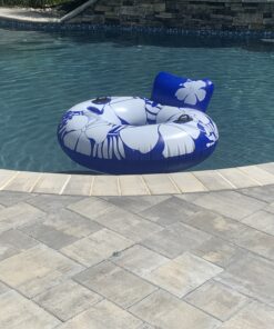 Poolmaster Day Dreamer Swimming Pool Inner Tube Lounge, Blue 9 B1L9bkoX7tS