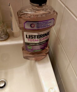 Listerine Total Care Zero Alcohol Anticavity Mouthwash, Bad Breath Treatment, Alcohol Free Mouthwash for Adults; Fresh Mint Flavor, 1 L (Pack of 2) 33.8 Fl Oz (Pack of 2) Fresh Mint (Zero Alcohol) 27 B1LAbZk1uiS