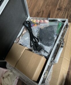 Dragonhawk Complete Tattoo Kit 4 Standard Tunings Tattoo Machines Power Supply 10 Color Tattoo Inks 50 Needles Tips Grips with Case D139GD 39 B1LU8OhAR9S