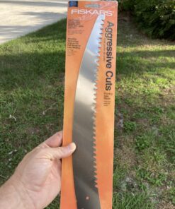 Fiskars 93336966K Replacement Saw Blade, For Tree Pruner, 15 Inch, Silver 15 in Silver 38 B1Lh6vP7oS