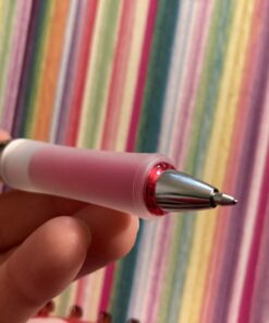 PILOT Dr. Grip Center of Gravity - Breast Cancer Awareness Refillable & Retractable Ballpoint Pen, Medium Point, Pink Barrel, Black Ink, Single Pen (36192) Silver/Pink 29 B1LjR6Km8TS