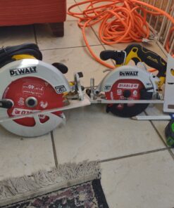 DEWALT Circular Saw, 15 Amp, 57 Degree Bevel, Electric Brake, Corded (DWE575SB) Circular Saw Only 33 B1LmVHLZpxS