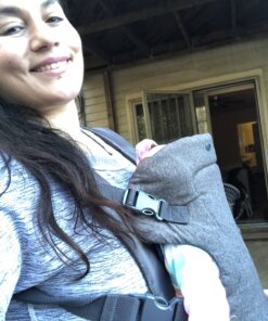 Infantino Flip Advanced 4-in-1 Carrier - Ergonomic, convertible, face-in and face-out front and back carry for newborns and older babies 8-32 lbs Grey 33 B1LxTNIaoTS