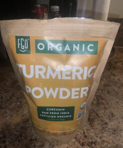 FGO Organic Turmeric Powder w/Curcumin, 100% Raw from India, 8oz (Pack of 1) 8 Ounce (Pack of 1) 43 B1M5tnOuikS