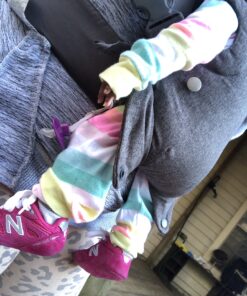 Infantino Flip Advanced 4-in-1 Carrier - Ergonomic, convertible, face-in and face-out front and back carry for newborns and older babies 8-32 lbs Grey 34 B1M66G0LULS