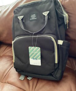 Ticent Diaper Bag Backpack Multifunction Travel Back Pack Large Maternity Nappy Bag Baby Changing Bags with Stroller Straps, Waterproof and Stylish Black 44 B1MlwOZIxcS