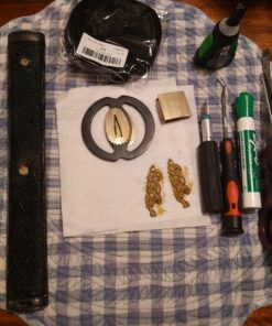 MAKOTO Handmade Karma Series Musashi Ring Sharp Samurai Katana Sword Burgundy 7 B1MmJqjftgS