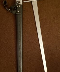 Medieval Warrior Crusader Holy Cross Knights Templar Real Long Sword Comes with Scabbard 19 B1NHXkHqRaS