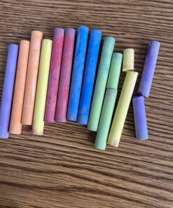 Crayola Non-Toxic White Chalk(12 ct box)and Colored Chalk(12 ct box) Bundle 26 B1OJOzHVjIS