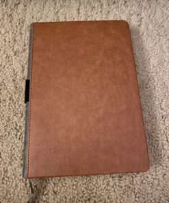 Grid Paper Notebook - Hardcover Classic Notebook with Pen Holder - Thick Premium Paper + Page Dividers Gifts 8.4 x 5.7 In 60 B1OKsEqoEwS