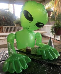 5 ft Green Inflatable Martian Alien Prop Toy Decoration 23 B1OOaY0NVhS
