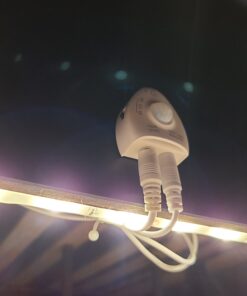 Vansky Motion Activated Bed Light, Flexible LED Strip Motion Sensor Night Light Bedside Lamp Illumination with Automatic Shut Off Timer (Warm Soft Glow) 33 B1OgvPoYKIS