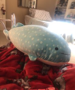 Vintoys Very Soft Blue Whale Shark Big Hugging Pillow Plush Doll Fish Plush Toy Stuffed Animals 27" 50 B1Oid3yzodS
