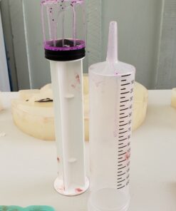 3 Pcs 150ml Large Syringes, Sterile and Individual Sealed, Easy to Use and Clean, Plastic Garden Syringe for Liquid, lip Gloss, Paint, Epoxy Resin, Oil, Watering Plants, Refilling 150 ml syringes only 27 B1OjSdJj4kS