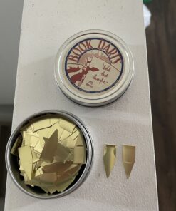 Book Darts 125 Count Tin Brass Bookmarks - Line Book Markers 33 B1PBXWw8mUS