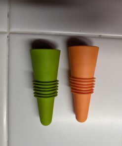 Rabbit W6121 Bottle Stoppers, Set of 4, Multicolor Bottle Stopper 34 B1PEkY74P5S