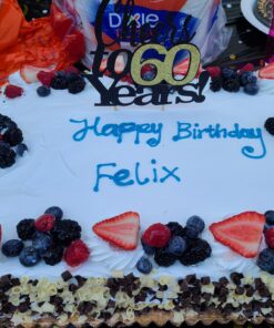 LVEUD Black Font Golden Numbers Cheers to 60 Years Happy Birthday Cake Topper -Wedding,Anniversary,Birthday Party Decorations (60th) 20 B1PhLvOG dS