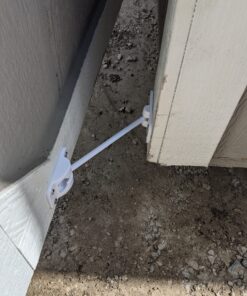 Hamilton Bowes 2 Pack: RV T-Style Door Holder Catch 6" for Latch Holder Camper Trailer Cargo Hatch White 6" Arm Length 8 B1Q1MHNTYCS