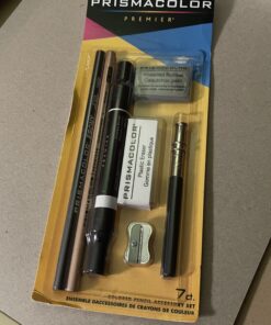 Prismacolor Premier Colored Pencil Accessory Kit with Blenders and Erasers, 7-Piece Set, Multicolor Blender Pencil + Accessory Kit 7 Piece Set 14 B1QLDAxzfwS