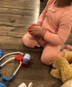 Melissa & Doug Examine and Treat Pet Vet Play Set (24 pcs) - Kids Veterinary Play Set, Veterinarian Kit For Kids, STEAM Toy, Pretend Play Doctor Set For Kids Ages 3+ 36 B1QeJu5HNQS