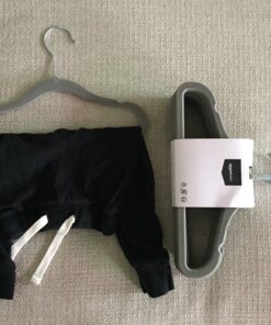 Amazon Basics Kids Velvet, Non-Slip 11.6" Clothes Hangers, Pack of 30, Gray Baby Size 11.6" 30-Pack 31 B1RHtqFdcmS