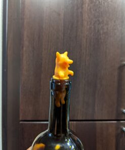 TrueZoo Corki Bottle Stopper, Corgi Animal Cork, Novelty Wine Stopper, Silicone, Set of 1, Orange 23 B1RKg8NujS