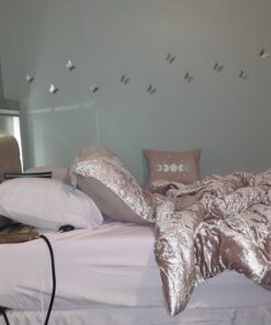 Amazon Basics Kid's Soft Easy-Wash Lightweight Microfiber 3-Piece Sheet Set, Twin, Light Pink, Solid 22 B1RL9gvNb3S