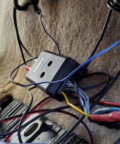 Scosche LOC2SL Line Output Converter Adjustable Amplifier Add On Module for Car Stereo, 2-Channel Signal Sensing Speaker Wire to RCA Adapter with Remote Control Knob, Black 90W 34 B1RbNib YGS