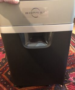 BONSEN Paper Shredder, 20-Sheet 60 Mins Nonstop Heavy Duty Paper Shredder for Office, 60dB Ultra Quiet Cross-Cut Shredder with 6.6 Gals Basket, Anti-Jam CD and Credit Shredder for Home Office (S3104) 33 B1RgTJ4rIgS