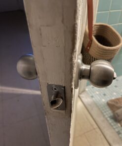 Copper Creek BK2030SS Ball Door Knob, Privacy Function, 1 Pack, Satin Stainless 38 B1RjSgte0IS