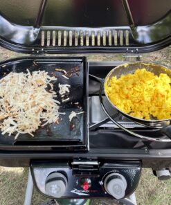 Coleman Swaptop Cast Iron Griddle & Grill Grate for RoadTrip Grills, 142 Sq. In. Cooking Area with Easy-to-Clean Cast Iron Construction, Great for Camping, Tailgating, Home, & More 10 B1Rok8UVrDS