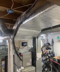 IMPRESA - Aluminum Foil Tape for Sealing and Patching Hot and Cold HVAC, Ducts, Pipes - Insulation Home and Commercial - 1.9 Inches Wide (150 Feet/50 Yards) 38 B1RtTvPRBGS