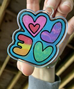 Made By Me Create Your Own Window Art, Paint Your Own DIY Suncatchers, Fun Staycation Activity or Birthday Party Idea, Arts and Craft Kits for Kids Ages 6, 7, 8, 9 46 B1S5K7LsO4S