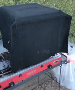 Coleman Portable Camping Oven with Thermometer & Adjustable 10 Sq. In. Rack, Designed to Sit on Top of Camp Stoves or Fire 45 B1SCN7eUX2S