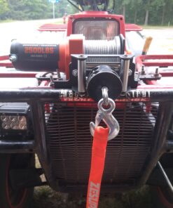 Winch Stopper for Cable. Truck UTV ATV Rubber Winch Cable Stopper, Protects Towing Hook, Synthetic Rope, Cable Line from Wear or Damage, Hawse, Bumper. Quick Installation with Tools. (red) black 22 B1SLanvN8US