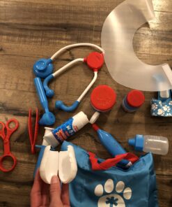 Melissa & Doug Examine and Treat Pet Vet Play Set (24 pcs) - Kids Veterinary Play Set, Veterinarian Kit For Kids, STEAM Toy, Pretend Play Doctor Set For Kids Ages 3+ 37 B1SPmmRODVS