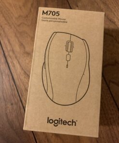 Logitech M705 Marathon Wireless Mouse, 2.4 GHz USB Unifying Receiver, 1000 DPI, 5-Programmable Buttons, 3-Year Battery, Compatible with PC, Mac, Laptop, Chromebook - Black 61 B1T3HUmwSqS