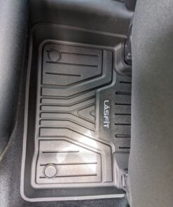 LASFIT Floor Mats Fit for Honda Civic 2016-2021 1st & 2nd Row Set, All Weather TPE Car Liners Black 35 B1Tfg3cvqoS
