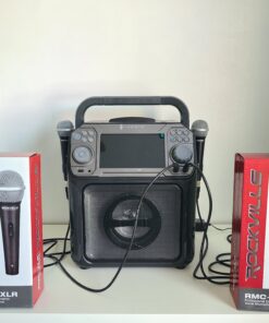 Rockville High-End Metal DJ Handheld Wired Microphone Mic w (2) Cables (RMC-XLR), Black Single 23 B1TtyiN0NhS